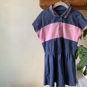 Reebok Navy and Pink Girls Polo Dress